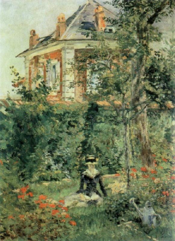 Edouard Manet Corner of the Garden at Bellevue Norge oil painting art